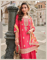 The TAJ Palazzo Suit| Limited Edition Festive Wear | Sayuri Designer 10032